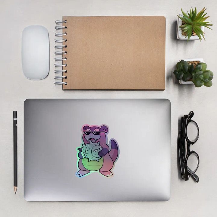 Galarian Slowbro Holographic Sticker product image (2)