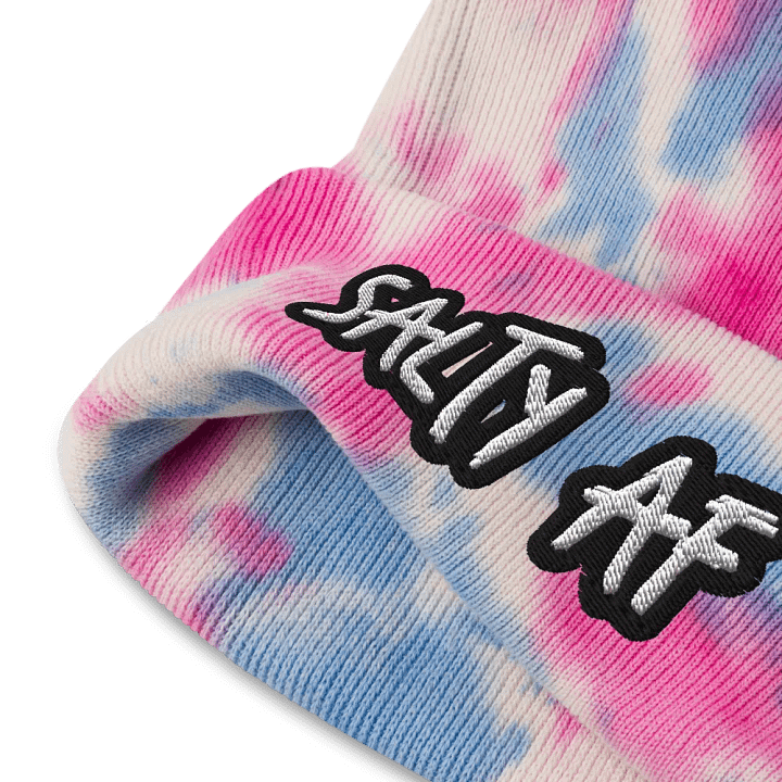 salty as tie dyed beanie product image (6)