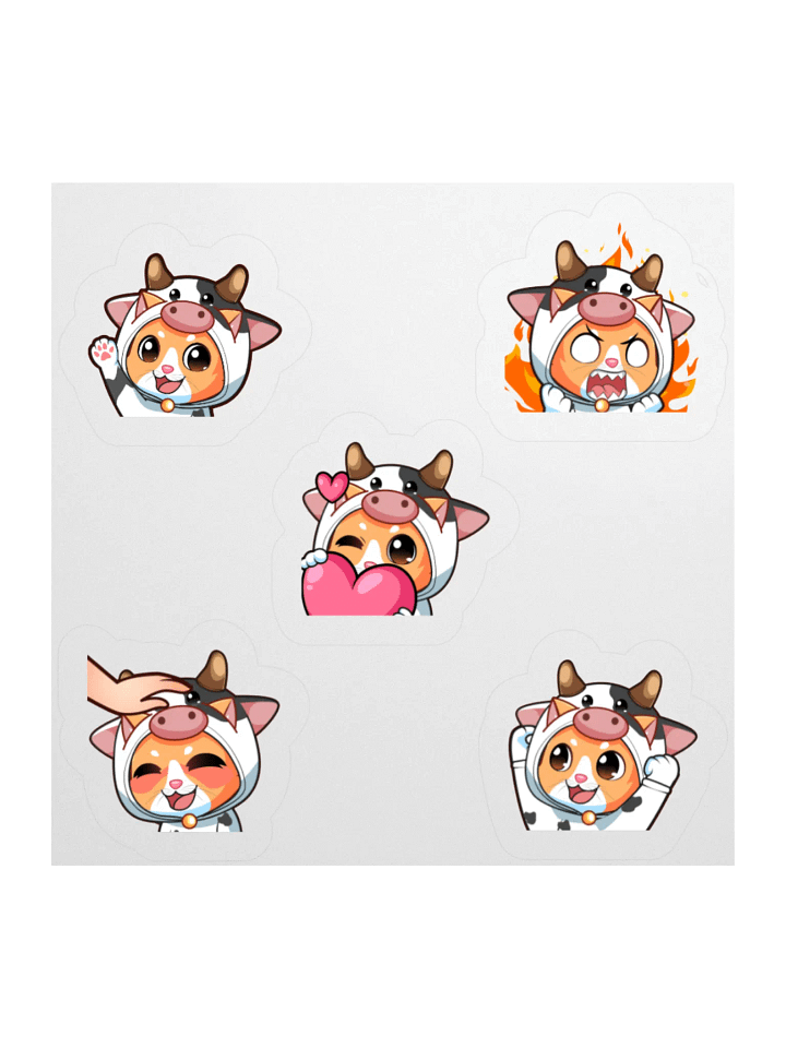 Meow meow meow I'm a Cow - Stickers product image (3)