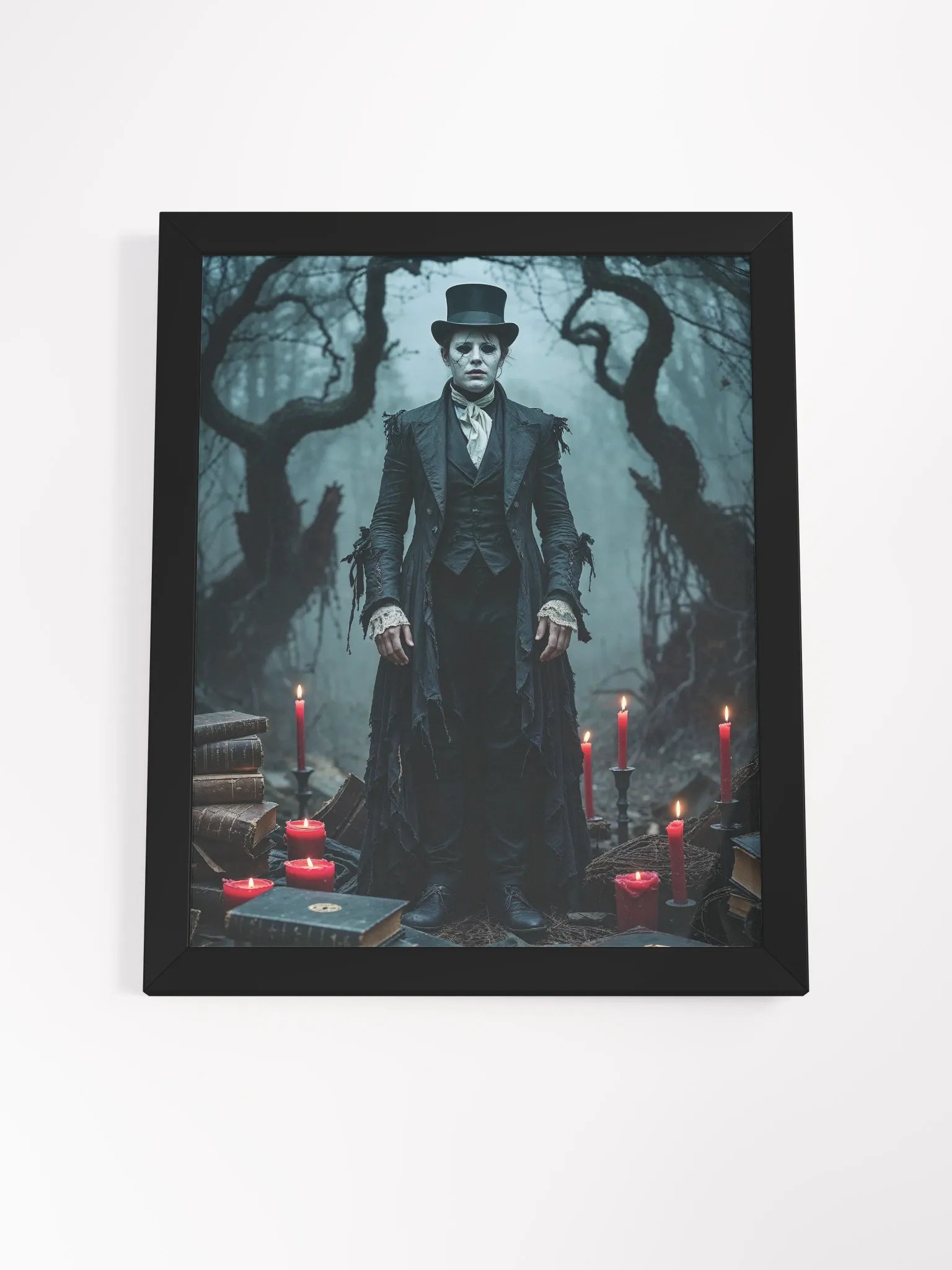 The Librarian of the Forgotten Grove Framed Print product image (22)