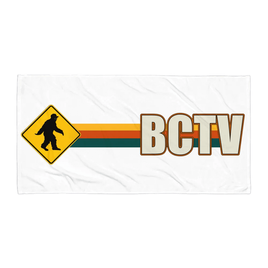 BCTV Oldschool Logo Towl - White product image (1)