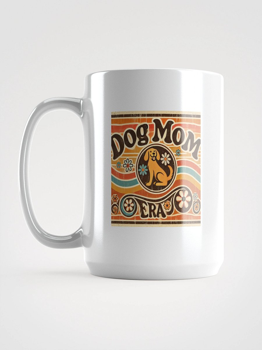 Groovy Dog Mom Era White Glossy Mug product image (6)