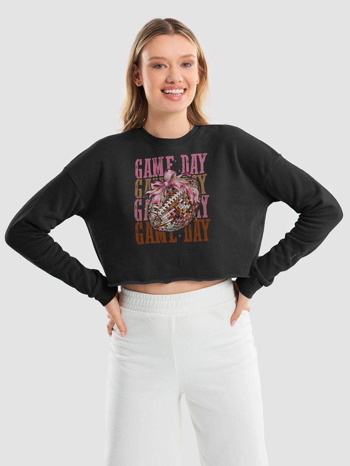'Game Day' Crop Sweatshirt product image (1)