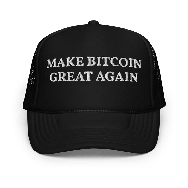 Make Bitcoin Great Again - Embroidered Trucker Cap Hat product image (1)