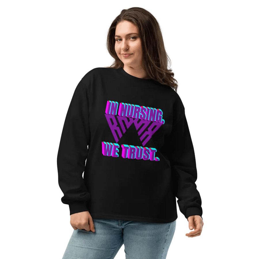 Trust in Nursing Glitch Long Sleeve product image (9)