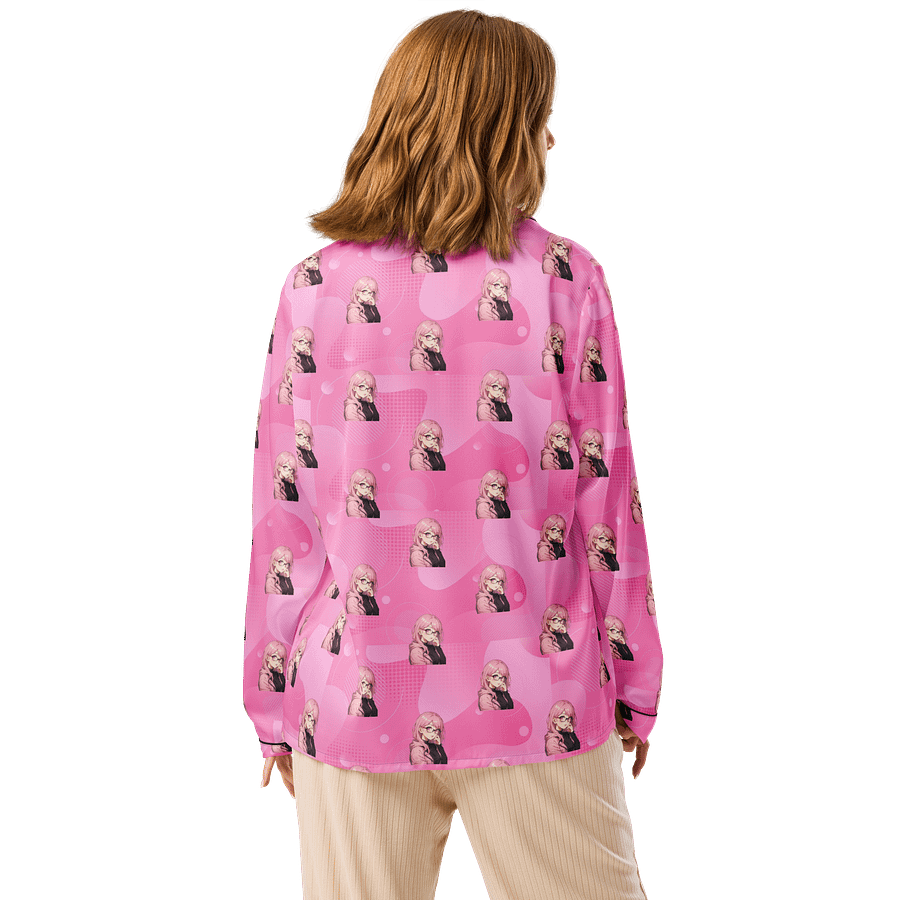 (PINK WAIFU) K Women's Long Sleeve Pajama Top product image (2)