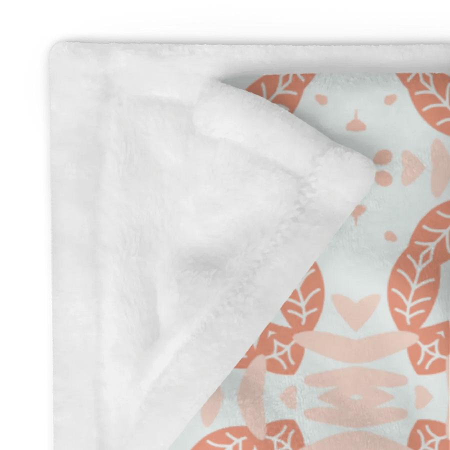 Abstract Orange Leaves Blanket product image (3)