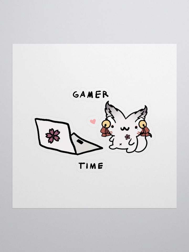 SillyFox Gamer Time Sticker product image (1)