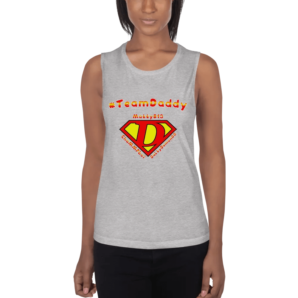 womans #team daddy tank top product image (10)