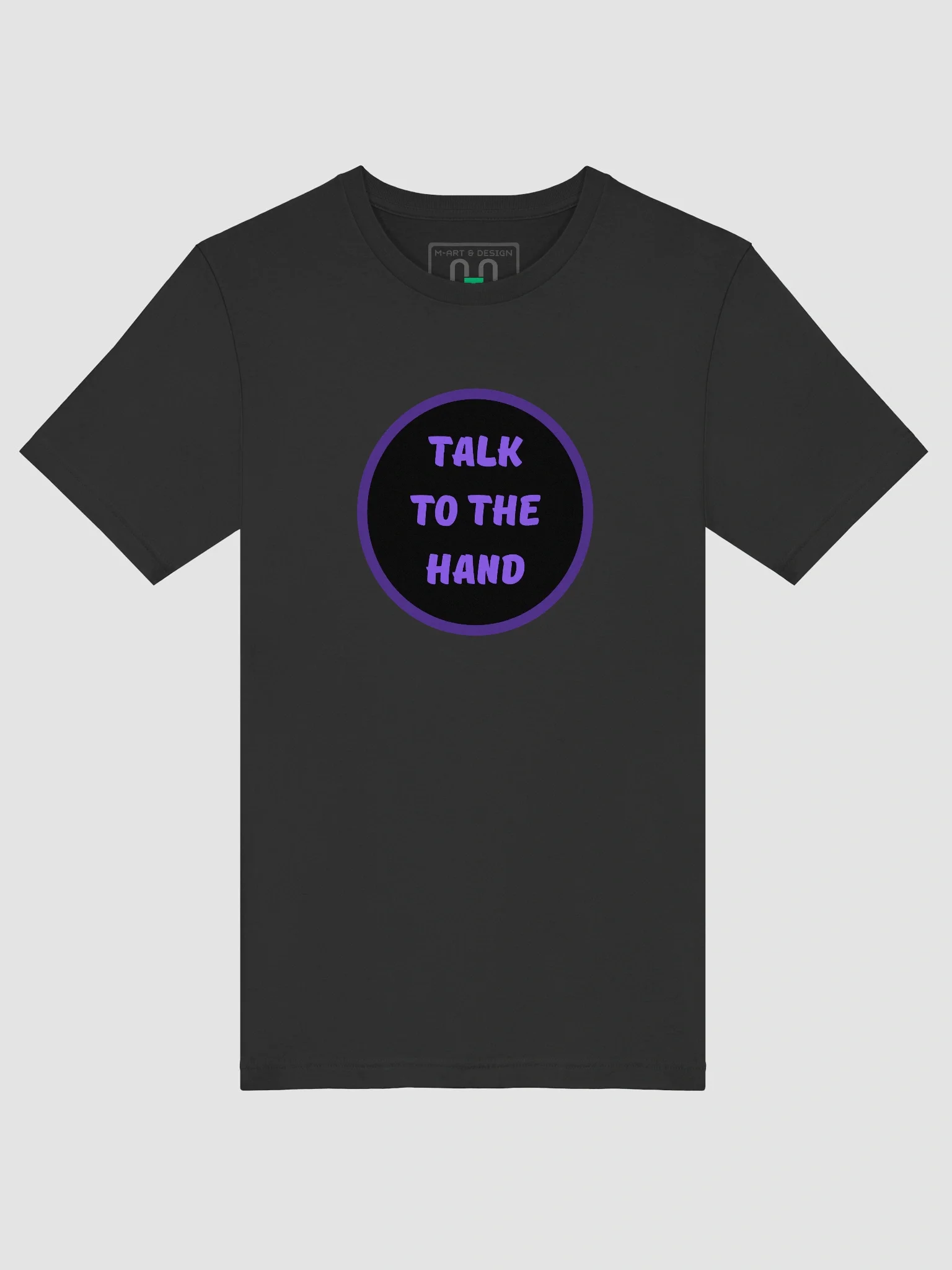 Empowerment 'HAND' Circle Graphic Tee - purple product image (5)