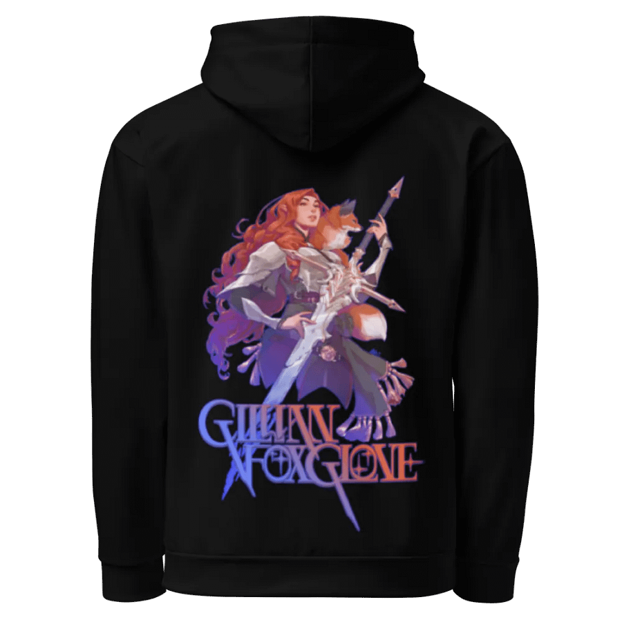 Gillian Foxglove Knight and the Fox Hoodie (Black) product image (4)