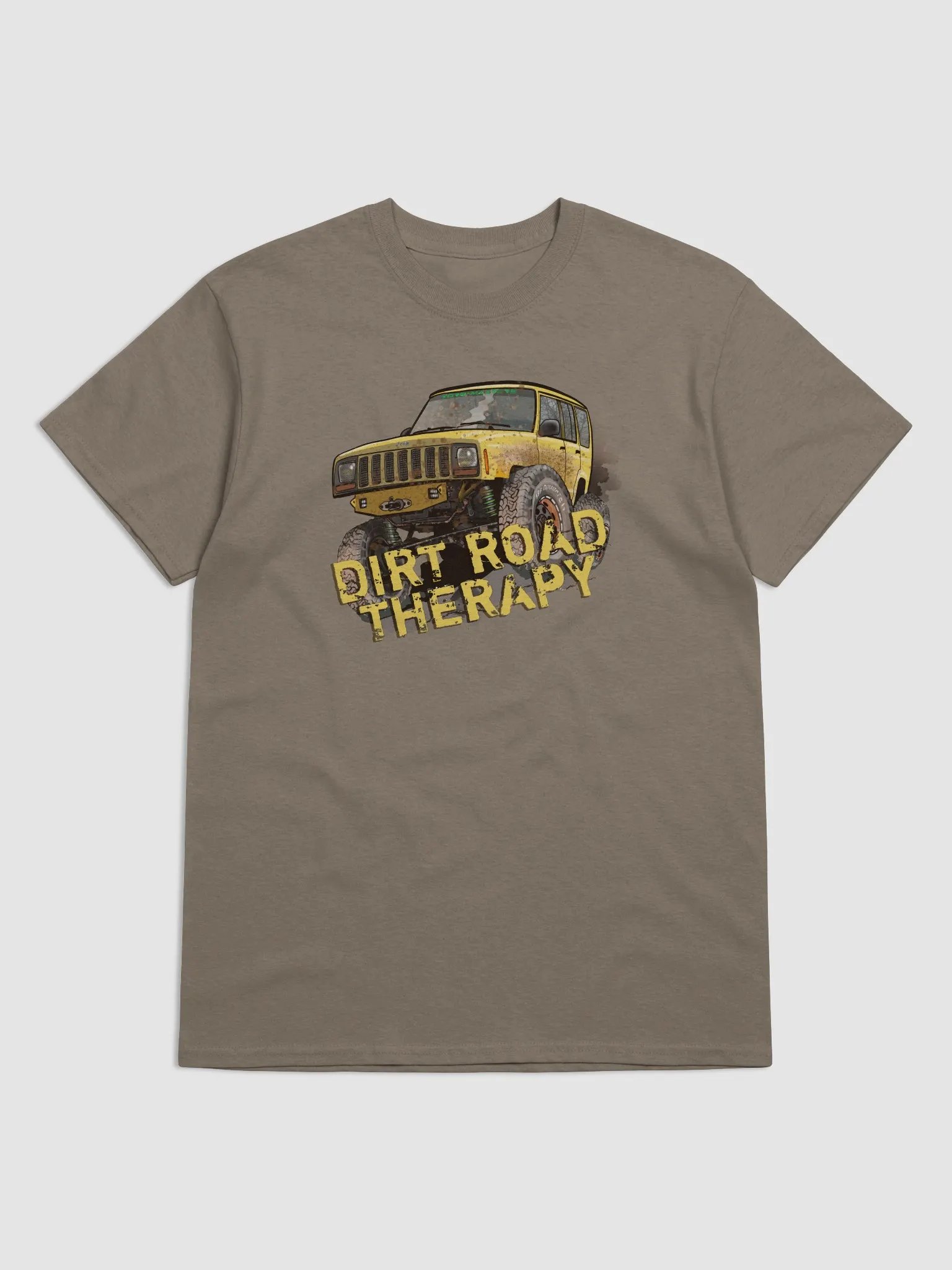 Heavyweight Cotton Tee - Dirt Road Therapy THE SPOOL BUS product image (1)