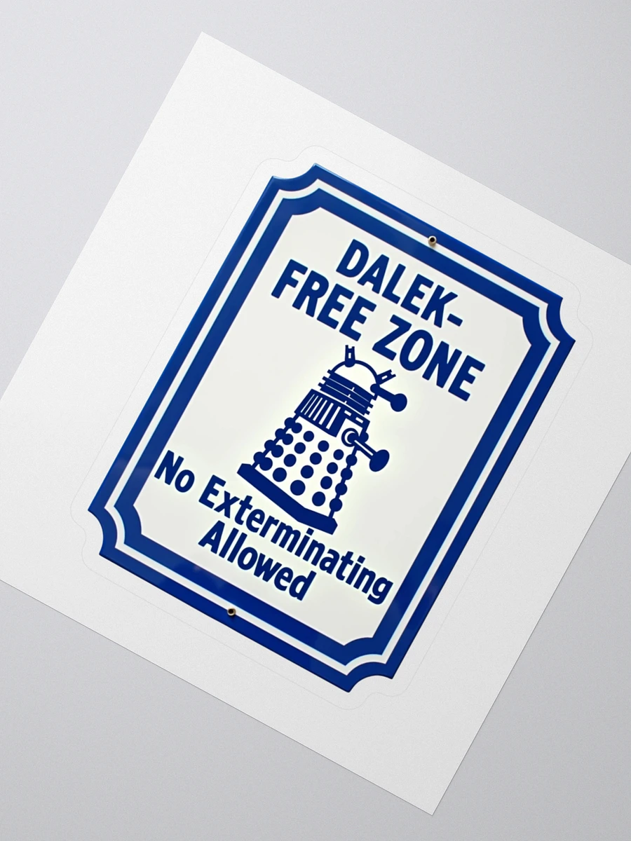 Dalek-Free Zone Sticker product image (2)