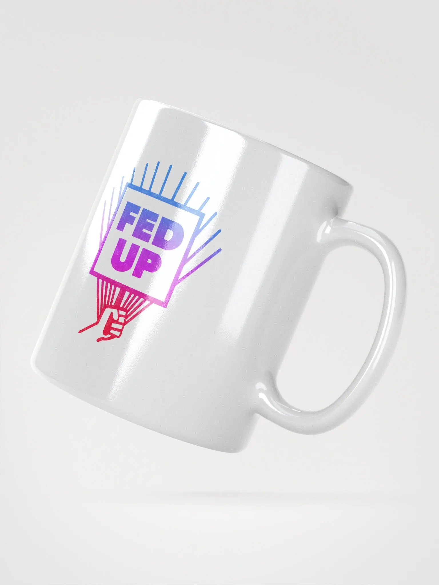 Fed Up White Mug product image (2)