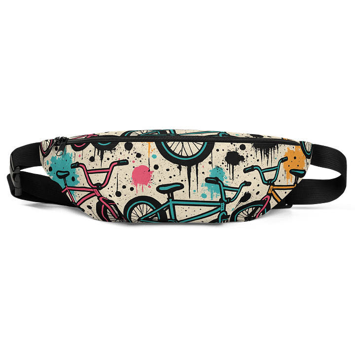 Bmx Bikes Paint Neon Graffiti Pop Art - Fanny Pack product image (1)
