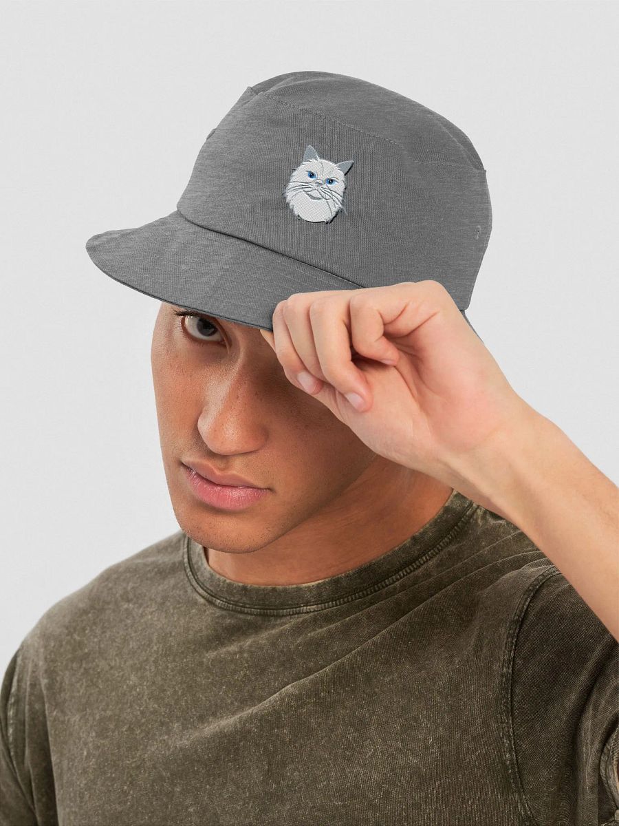 Whiskered White Persian Cat Bucket Hat product image (14)