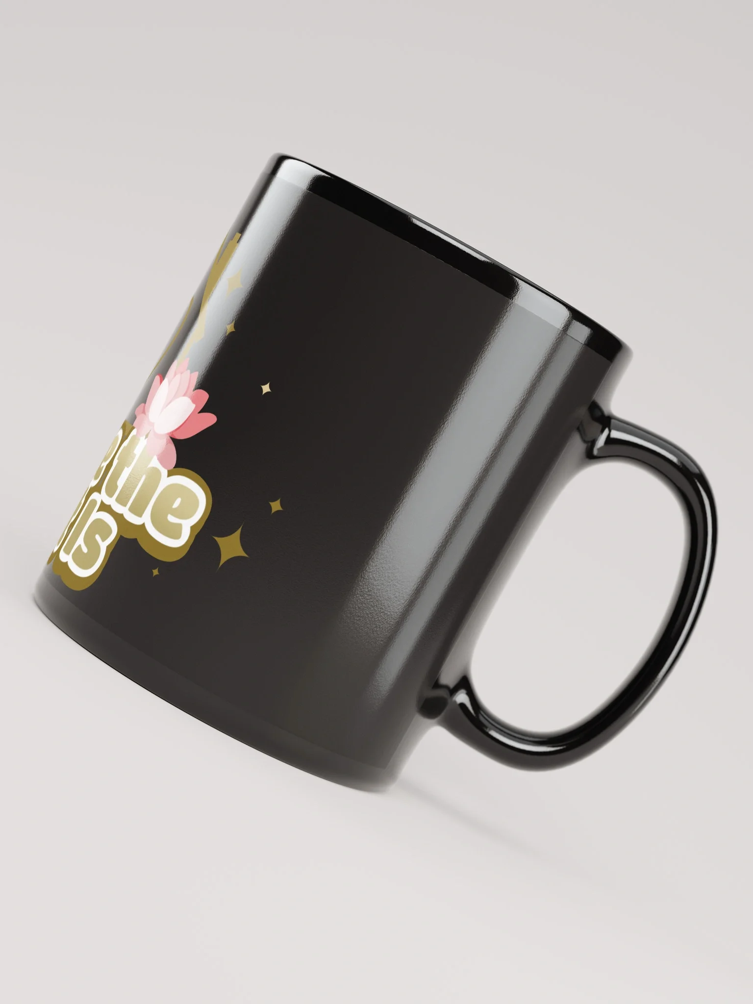 WTHI Black Glossy Mug product image (4)