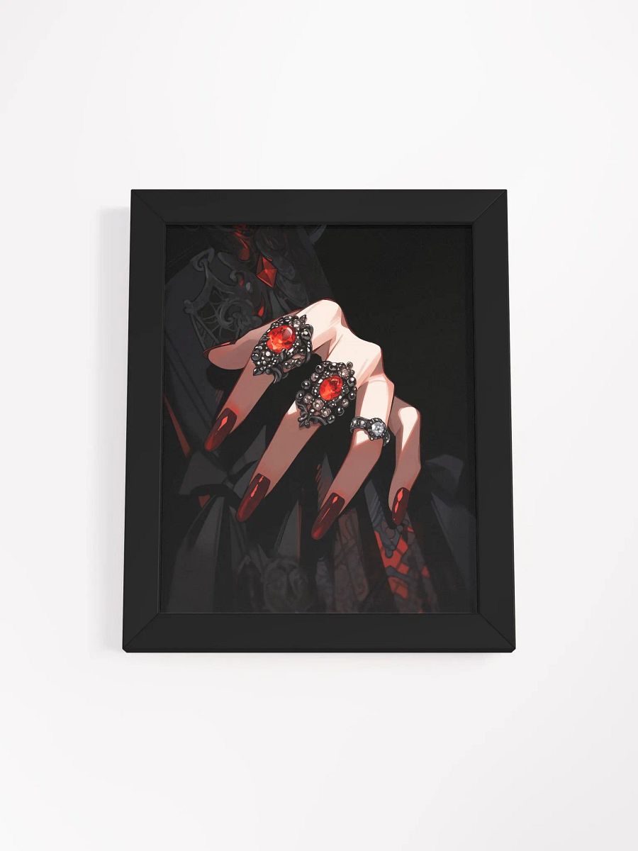 Framed Crimson Elegance Poster product image (11)