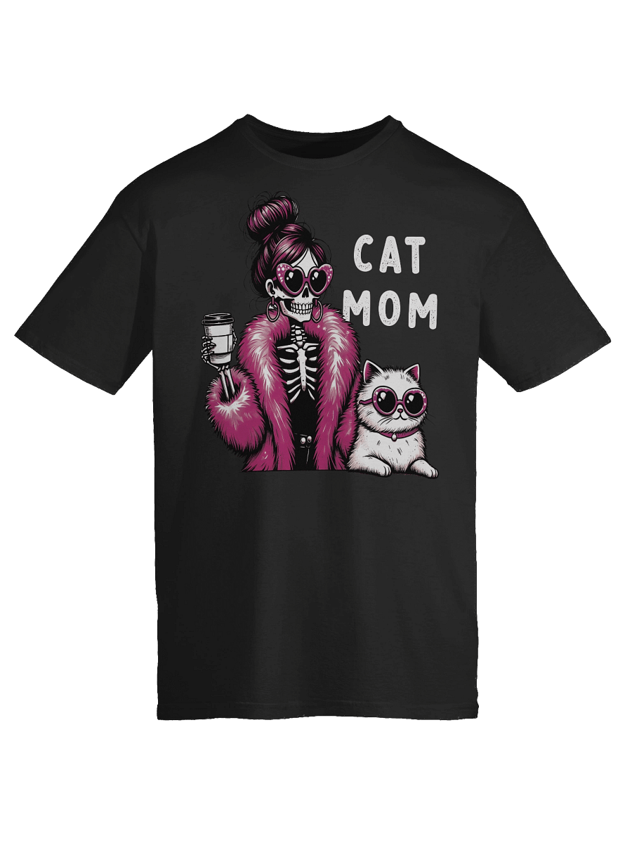 Cat Mom Skeleton T-Shirt product image (41)