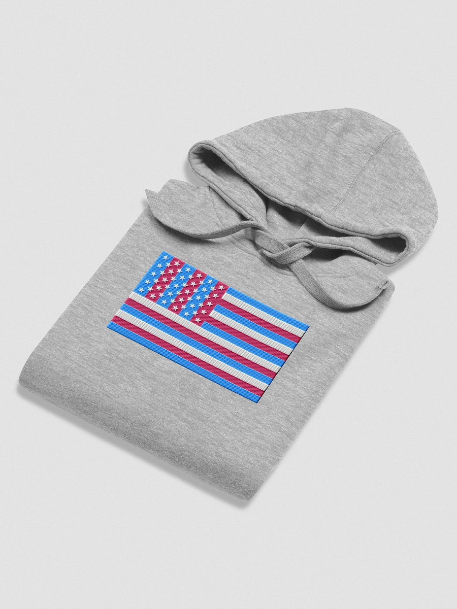 USA Trans Flag - Embroidered Hoodie product image (4)