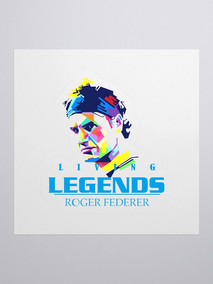 Pop Art Roger Federer Stickers product image (1)