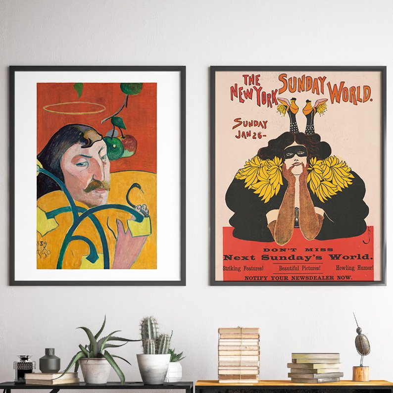 Vintage Gallery Wall Set of 12 Eclectic Art DIGITAL Prints product image (6)