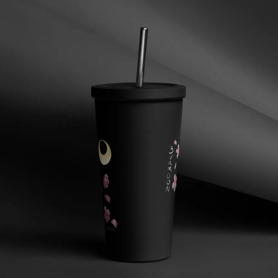 Sakura Blossom Insulated Tumbler w/ Straw product image (12)