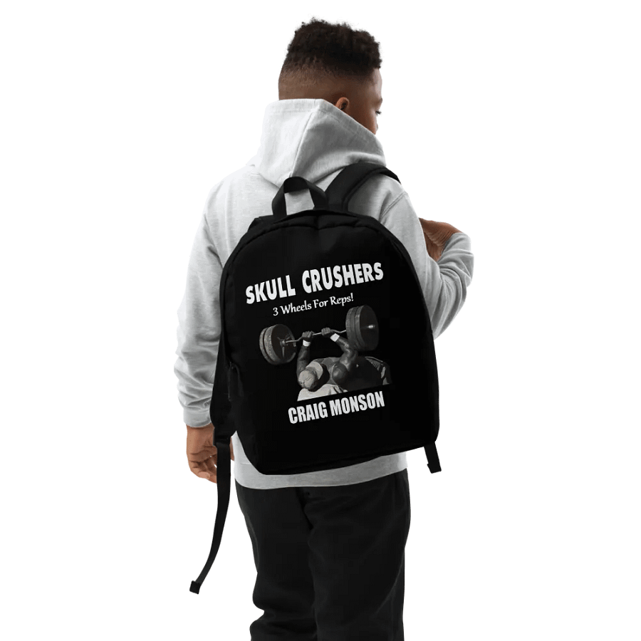 Craig Monson Three Wheels For Reps! Backpack product image (8)