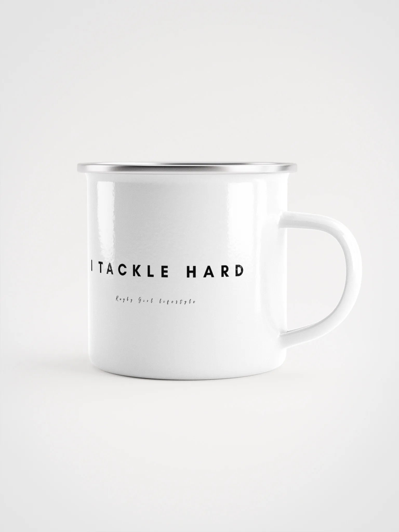 I TACKLE HARD Mug product image (1)