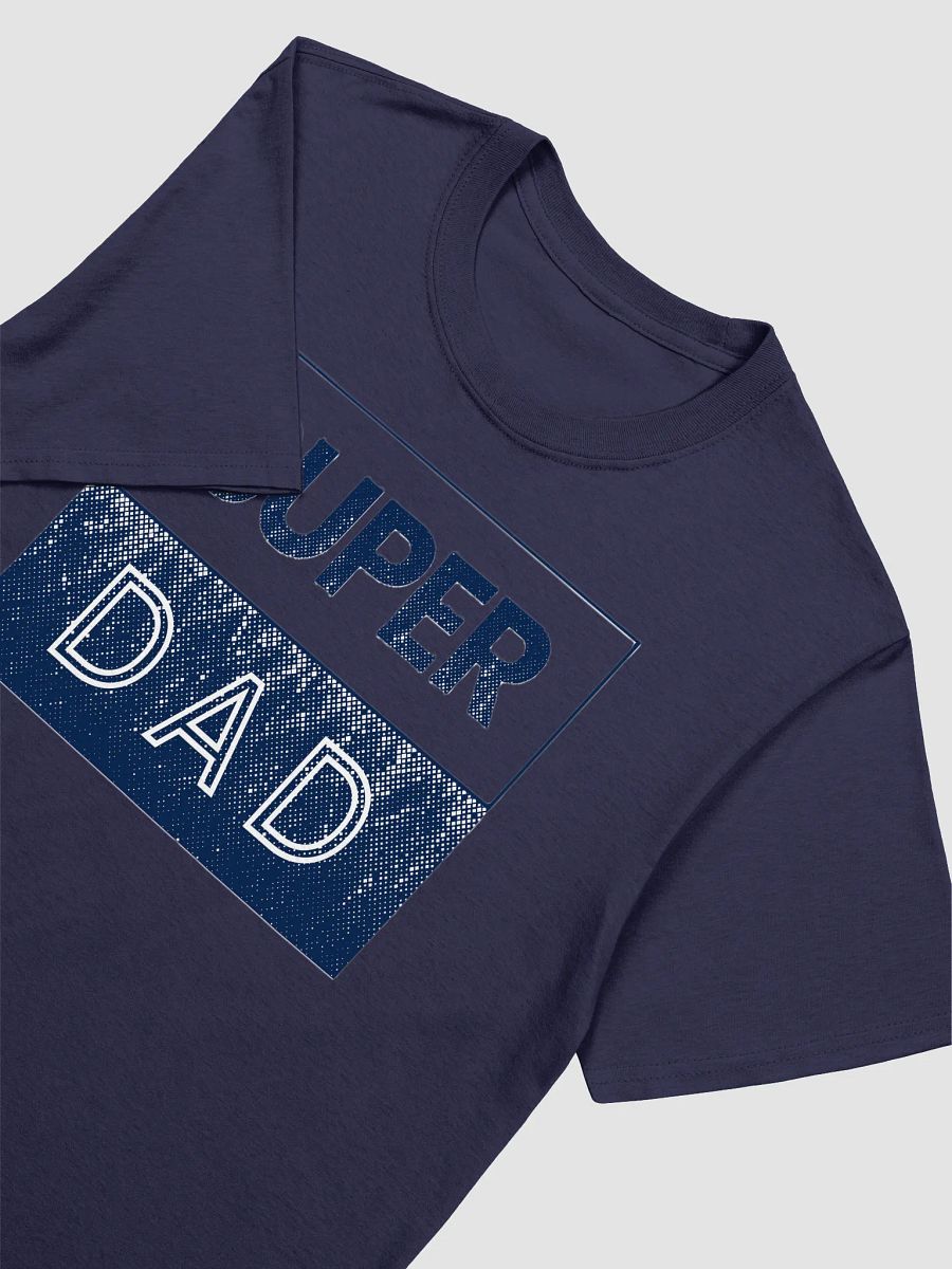 Super Dad Blue & White T-Shirt product image (37)
