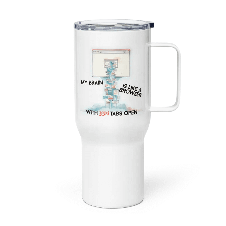 100 Tabs Open Travel Mug with a Handle product image (4)