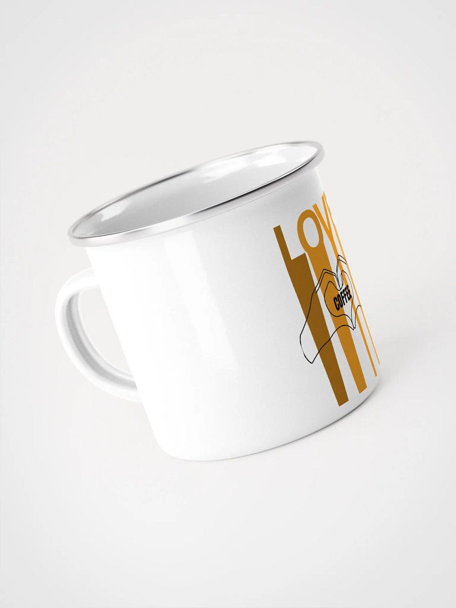 Love & Coffee Enamel Mug product image (2)