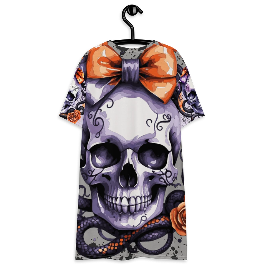 Coquette Style Skull and Snake T-Shirt Dress product image (9)