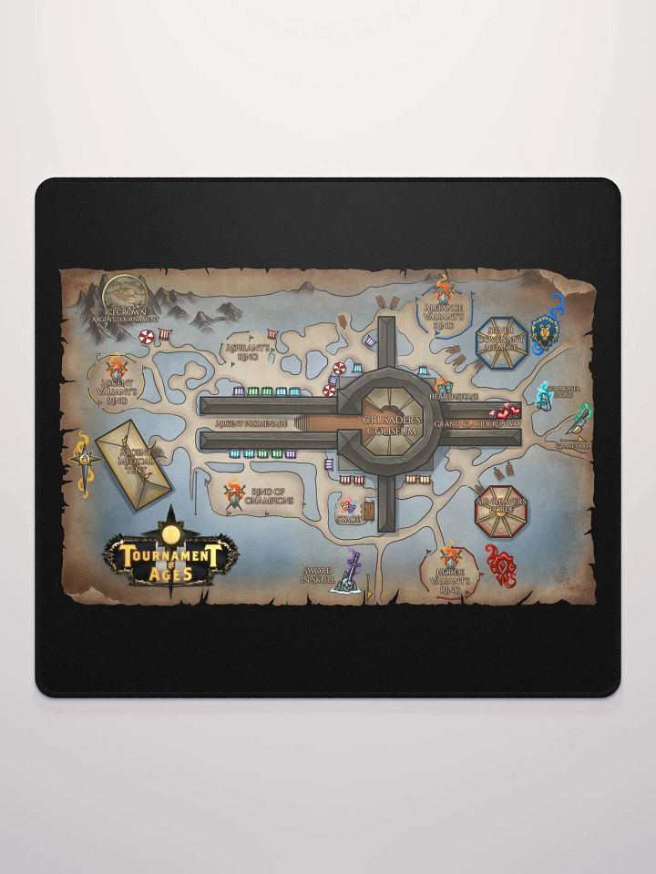 Tournament of Ages - Fairegrounds Map - Gaming Mouse Pad product image (2)