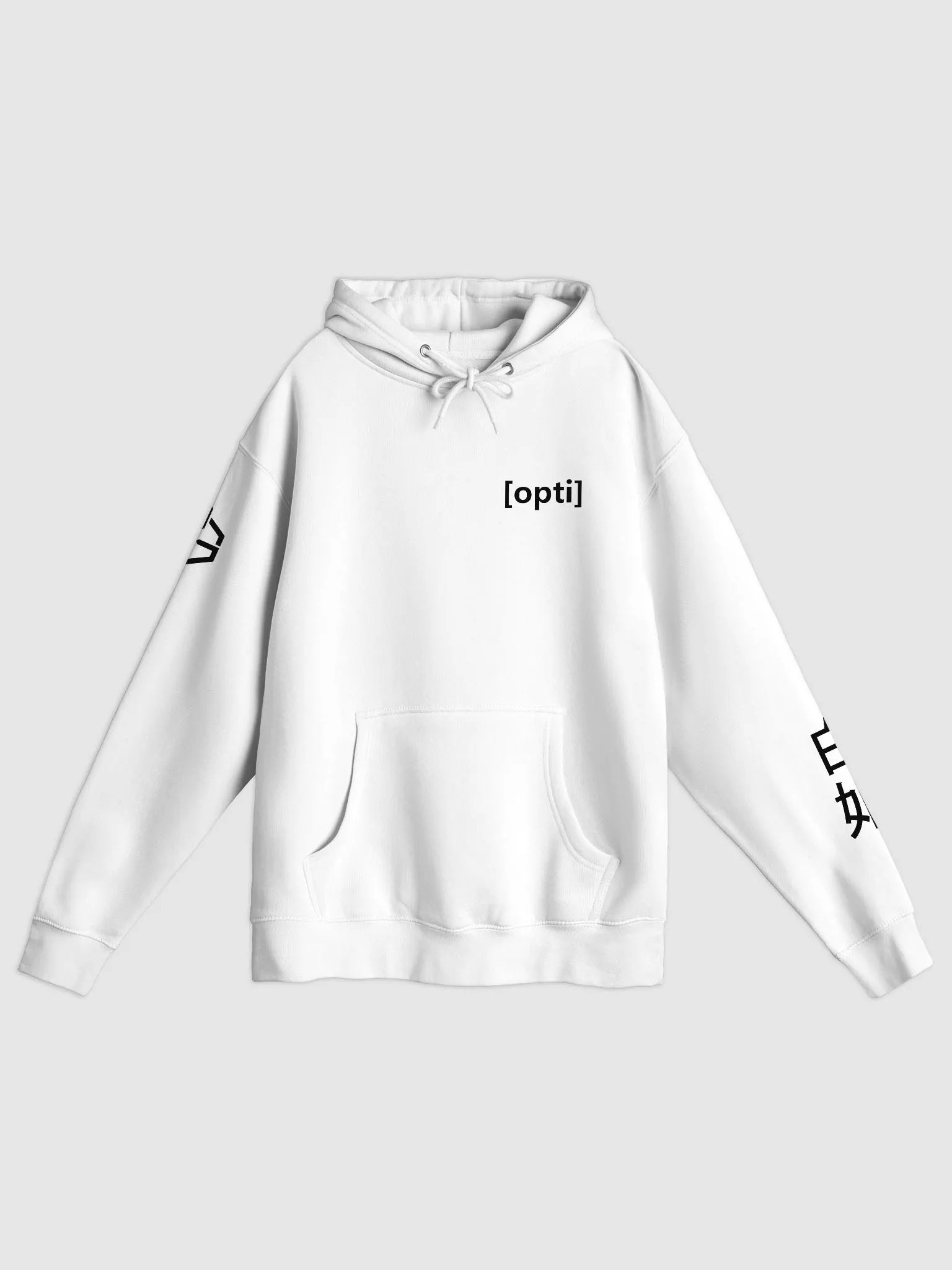 Optimoto Unisex Hoodie - White product image (1)