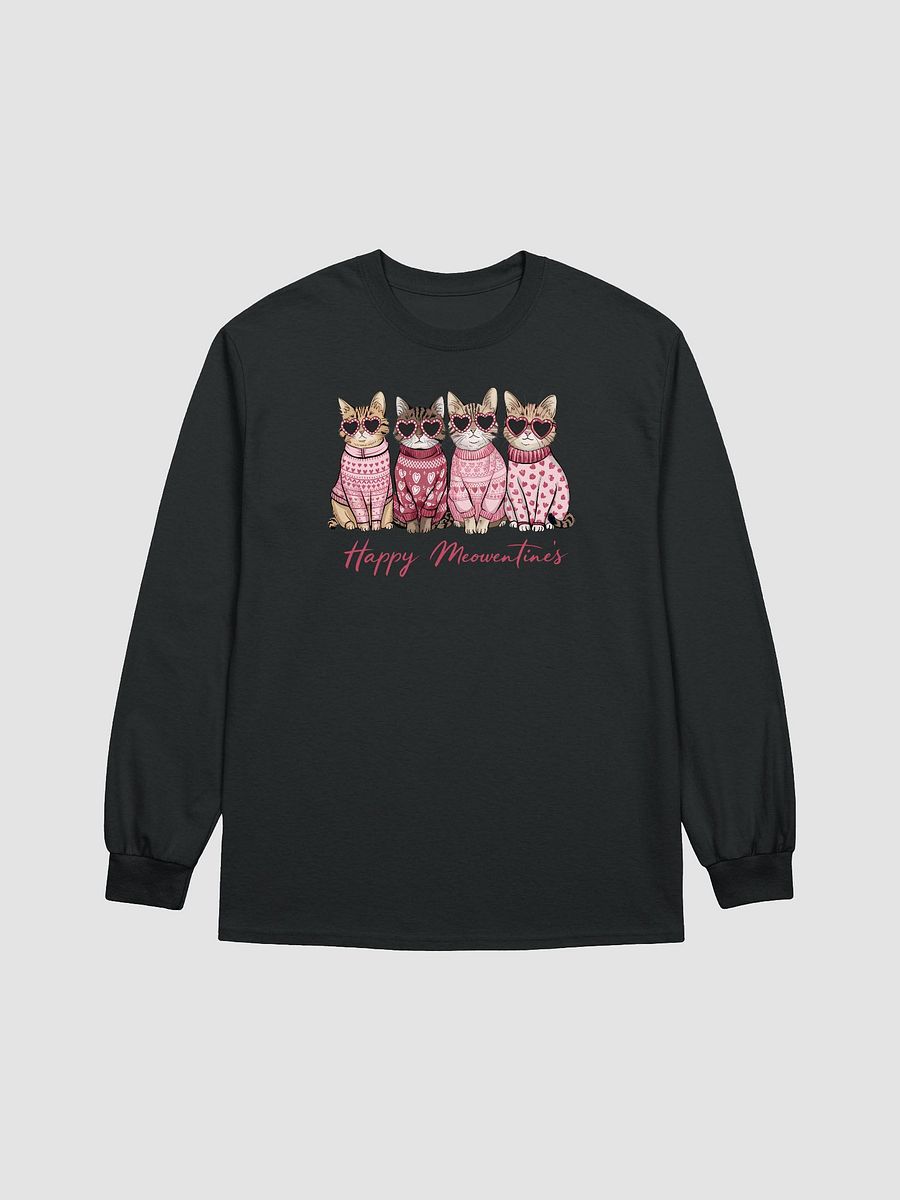Purr-fectly Adorable: Happy Meowentine's Longsleeve product image (3)