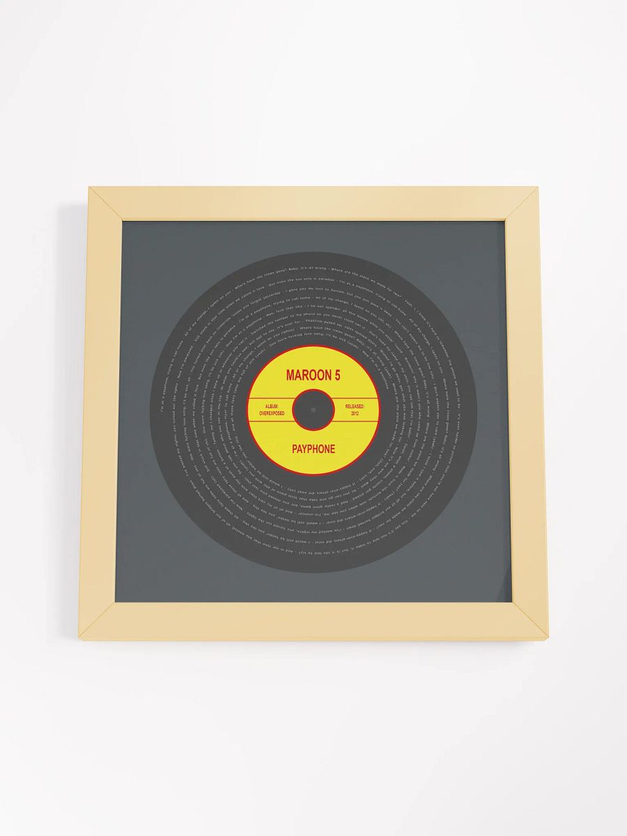 Maroon 5 - Payphone Vinyl Poster product image (51)