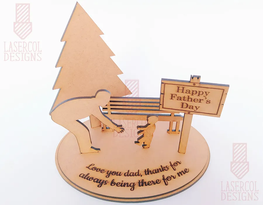 Father's Day Gift Plaque - Laser Cut Files product image (5)