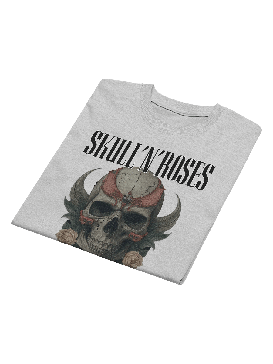 Skull 'n' Roses Gothic T-Shirt product image (47)