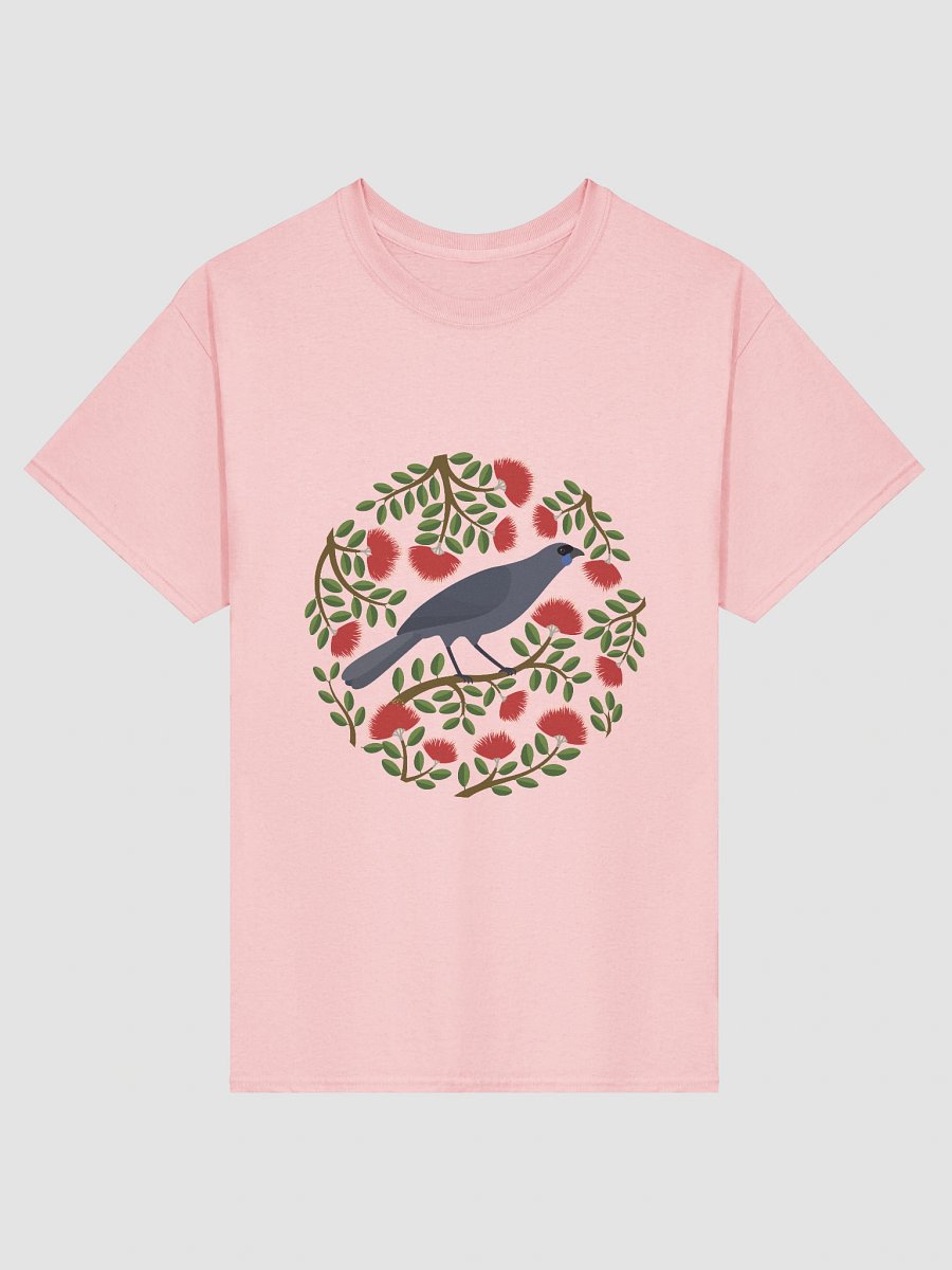 Kōkako in Pōhutukawa T-Shirt – Unisex Adult Tee product image (37)