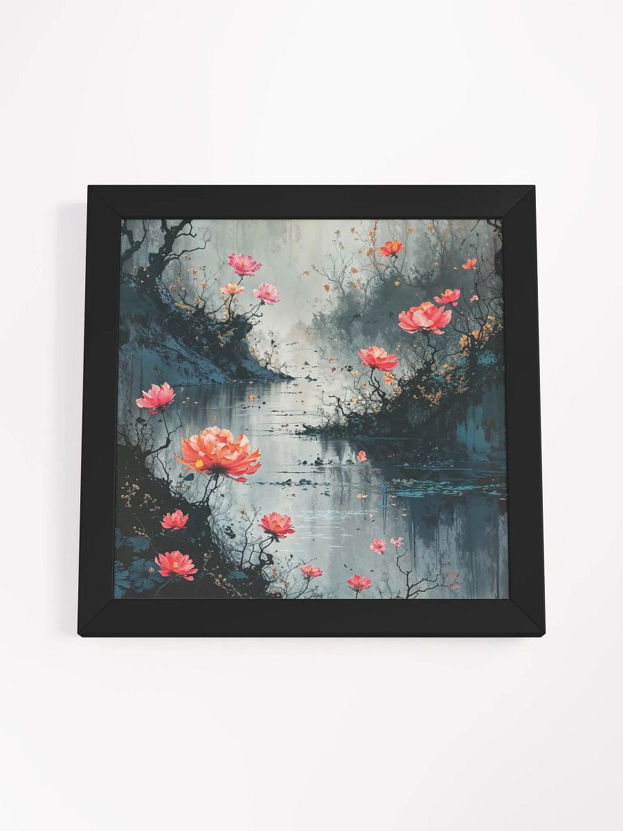 Petals of the Quiet Stream Framed Print product image (39)