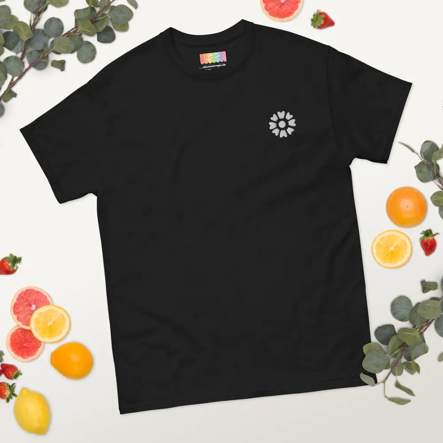 Embroidered White Lotus Incognito Tee (Multiple Colors) product image (7)