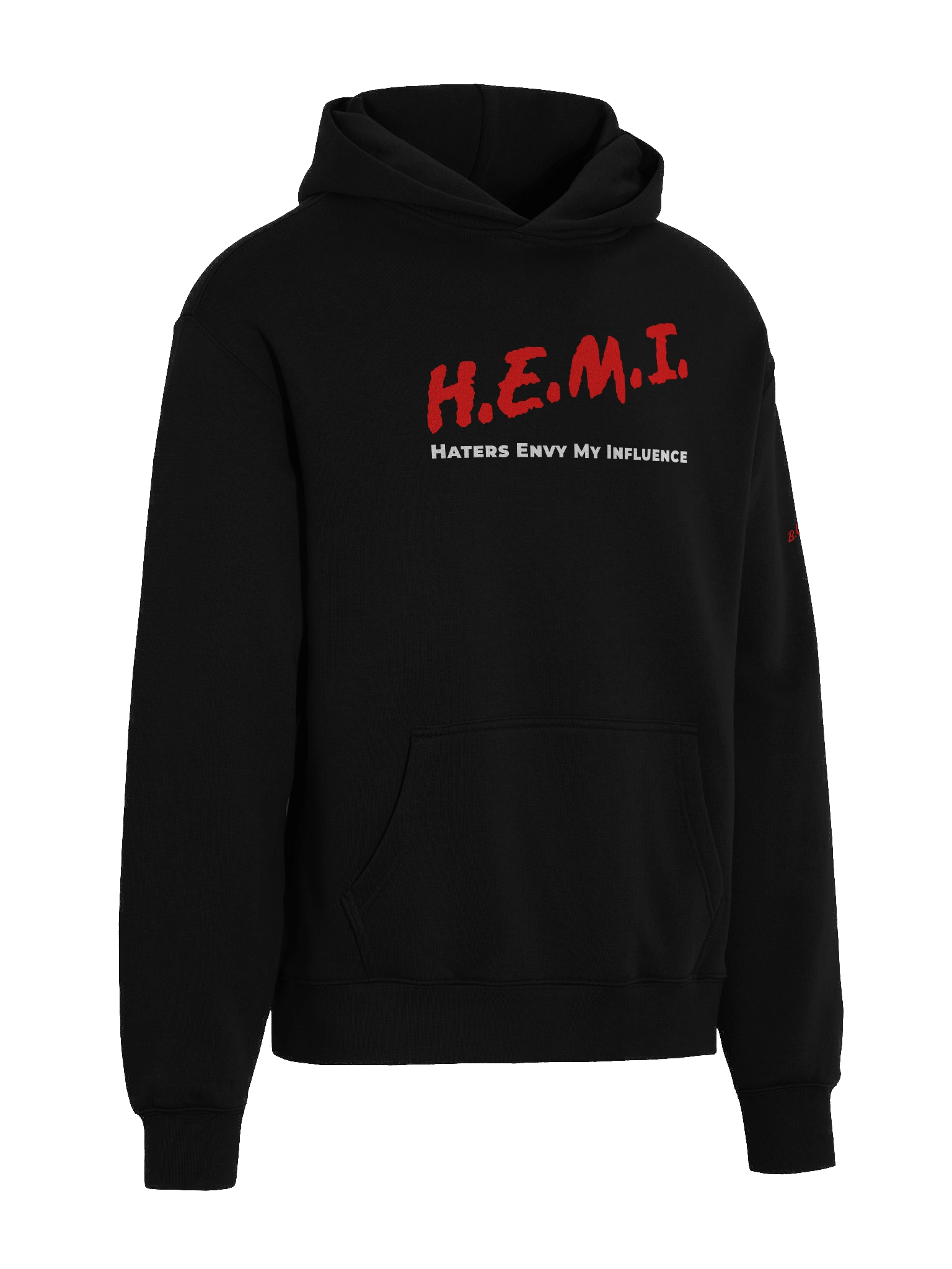 H.E.M.I. Bold Red Oversized Hoodie product image (4)