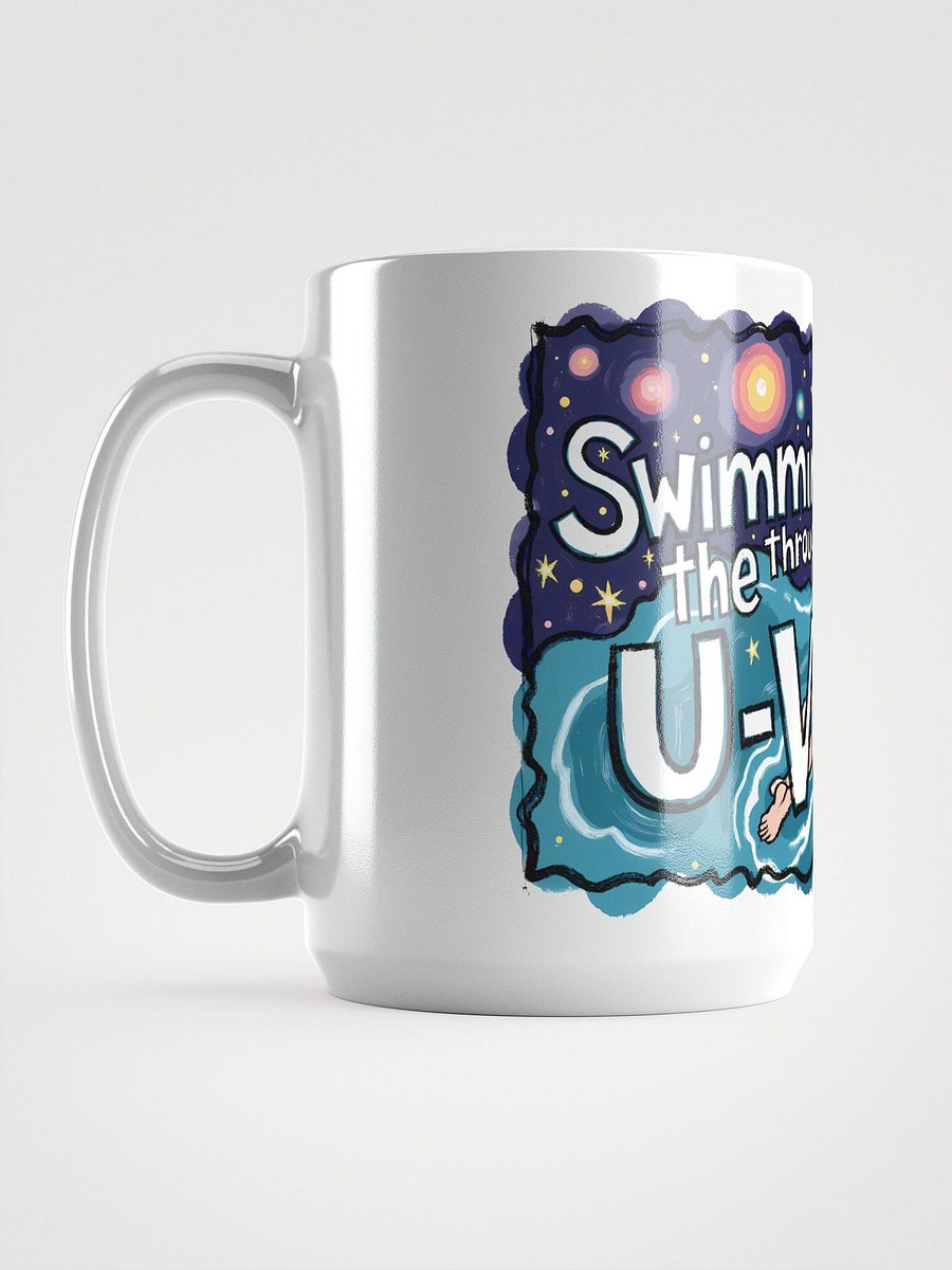Stellar Journey: Swimming the U-Verse Glossy Mug product image (6)