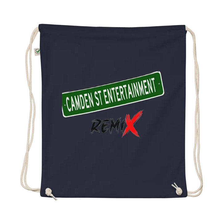 Camden St. Entertainment Remix Organic Cotton Drawstring Bag product image (1)