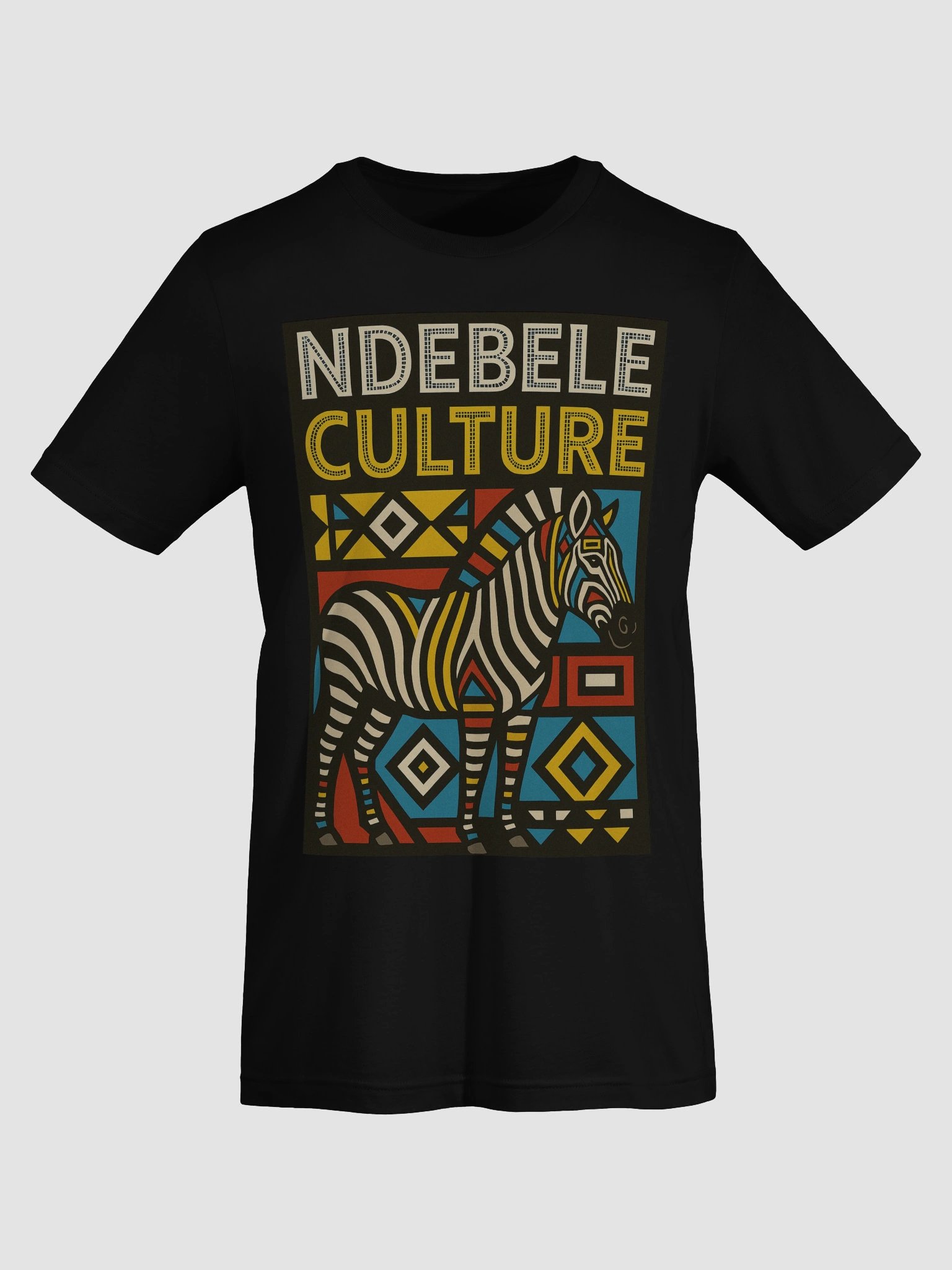 Ndebele Culture Zebra T-Shirt product image (49)