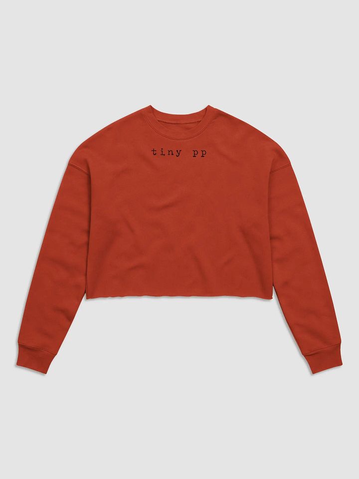 Tiny PP Bella+Canvas Women's Fleece Crop Sweatshirt (Bright) product image (1)