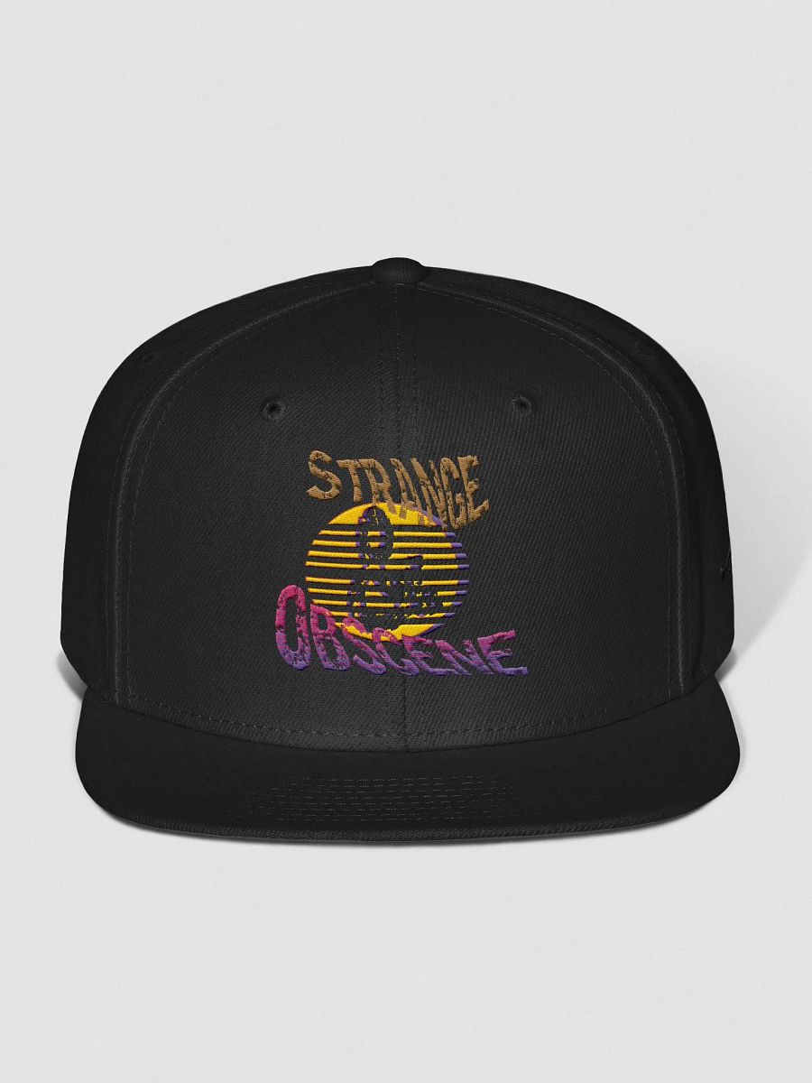 Strange & Obscene Embroidered Snapback product image (1)