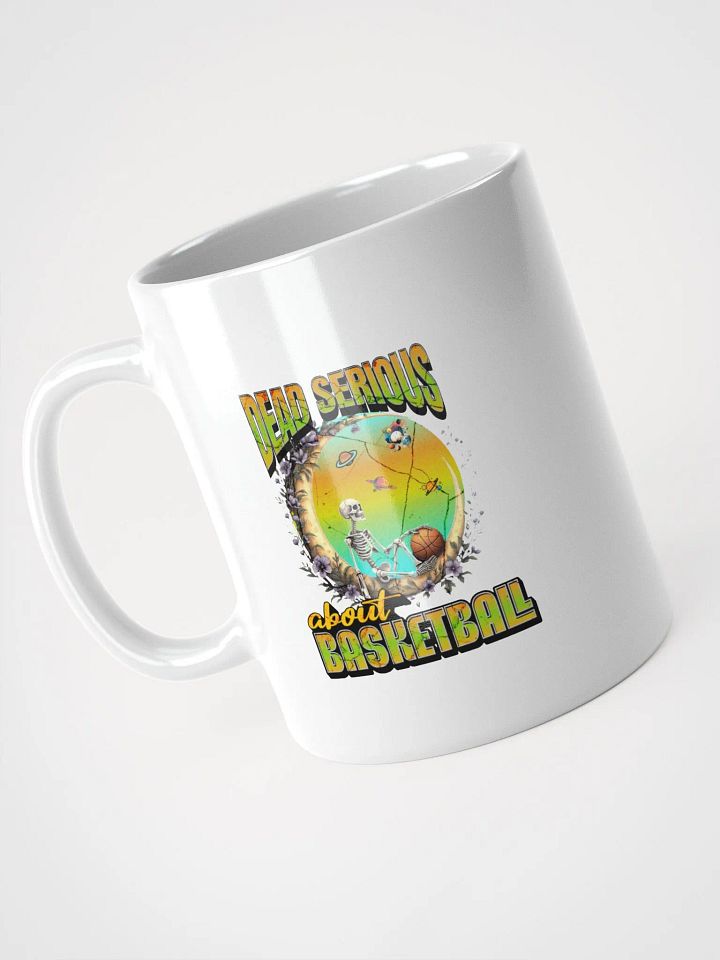 Dead Serious About Basketball Skeleton Cosmic Hoops Mug product image (2)