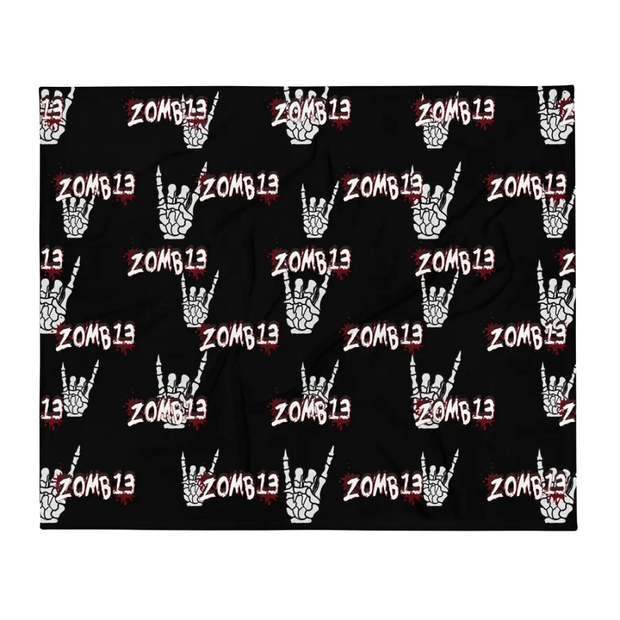 ZOMB13 Rock and Roll Throw Blanket product image (2)